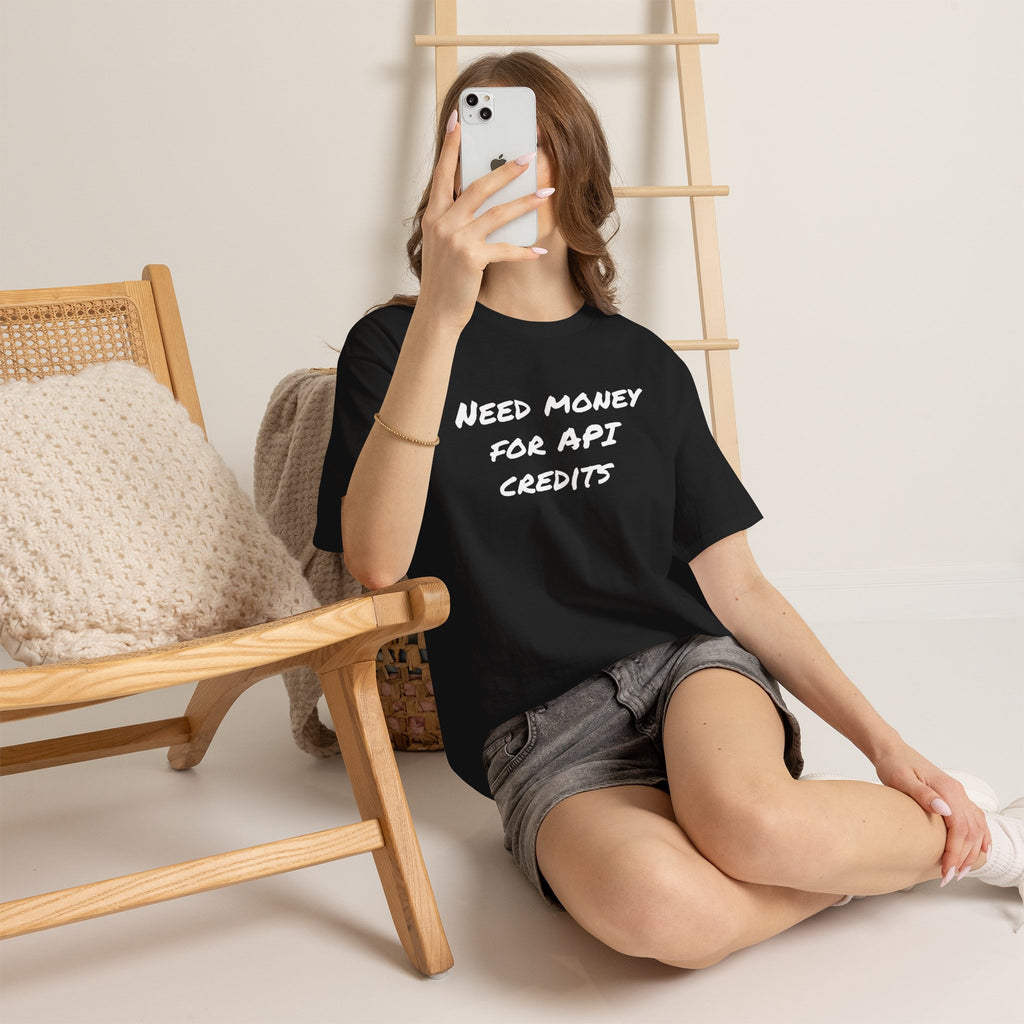 T‑Shirt –  Need Money For API Credits — Funny AI Developer Shirt